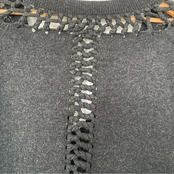 AllSaints Laurentia Braided Cardigan Size 12 - Picture 7 of 12